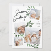 Natuurlijk Joyful | Kerstfotocollage Feestdagenkaart (Voorkant)