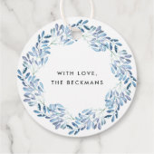 Natuurlijk Joyful | Waterverf kerstcadeaus Bedankjes Labels (Achterkant)