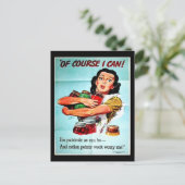 Natuurlijk kan ik briefkaart (Staand voorkant)