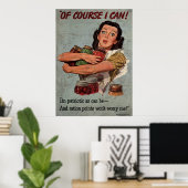 Natuurlijk kan ik dat. Ik ben zo patriottisch als  Poster (Thuiskantoor)