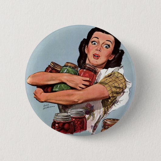 "Natuurlijk kan ik dat!" Ronde Button 5,7 Cm (Voorkant)