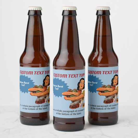 Natuurlijk kan ik flesetiket dragen bier etiket (Flessen)