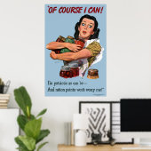 Natuurlijk kan ik  Poster afdrukken (Thuiskantoor)