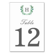 Natuurlijk Krans Tafelnummer