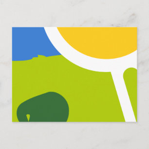 Natuurlijk landschap briefkaart