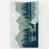 Natuurlijk landschap spandoek (Verticaal)