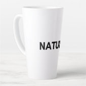 natuurlijk latte mok (Linkerhoek)