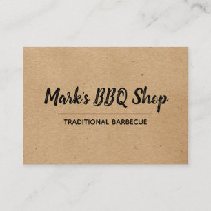 Natuurlijk Lay-out BBQ Visitekaartje