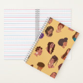 Natuurlijk meisje notitieboek (Binnen)