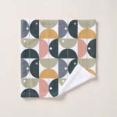 Natuurlijk modern Scandinavisch geometrisch patroo Bad Handdoek (Wasdoekje)