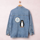 Natuurlijk Pinguïn Bewustzijn Erfgoed Cadeau Denim Jacket (Hangar)