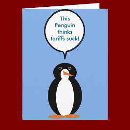 Natuurlijk Pinguïn Bewustzijn Erfgoed Cadeau Kaart