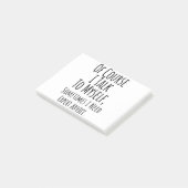 natuurlijk praat ik soms met mezelf , grappig post-it® notes (Schuin)