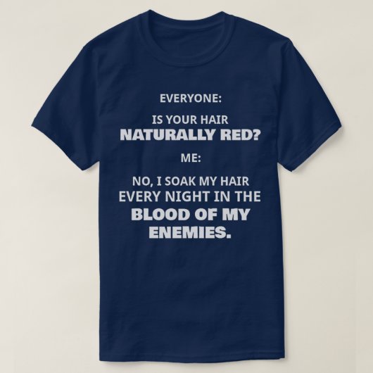 NATUURLIJK ROOD T-SHIRT (Design voorkant)