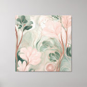 Natuurlijk Roze AI kunst Canvas Afdruk (Voorkant)