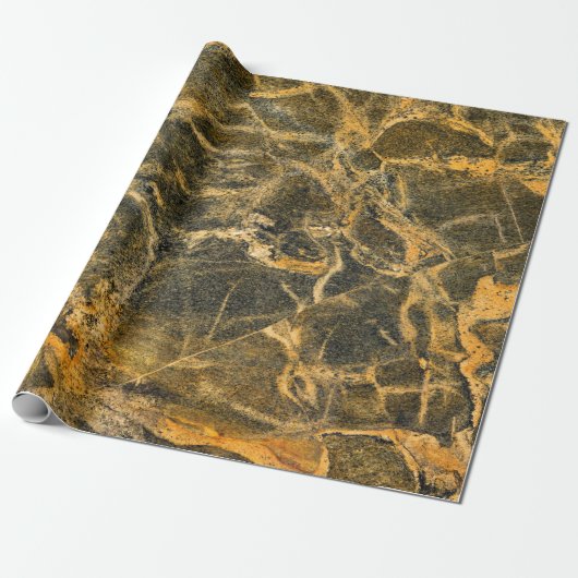 Natuurlijk steenkool cadeaupapier (Uitgerold)
