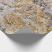 Natuurlijk steenkool cadeaupapier (Hoek)