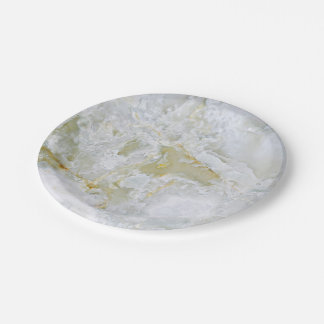 Natuurlijk steenpatroon papieren bordje