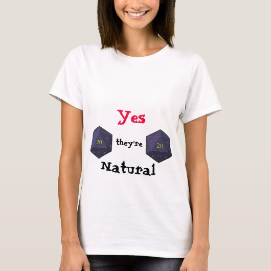 Natuurlijk T-shirt (Voorkant)
