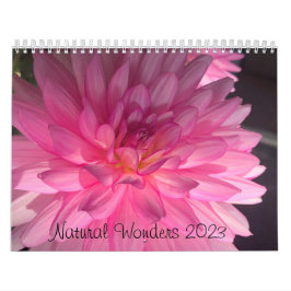 Natuurlijk wonder Two Page MediumCalendar, White 2 Kalender