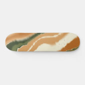 Natuurlijke Abstracte Geode-Waterverf Skateboard (Horizontaal)
