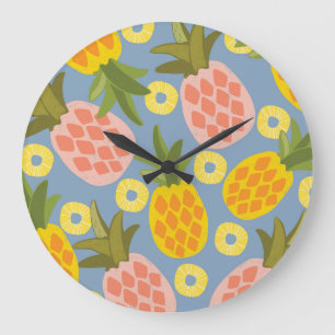 Natuurlijke ananas Abstract: Beauty. Grote Klok