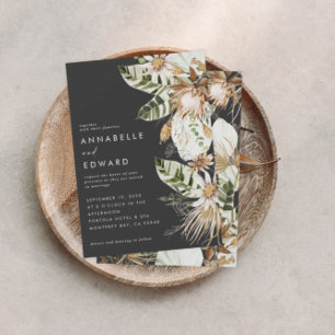 Natuurlijke bohemische botanische moderne elegant 