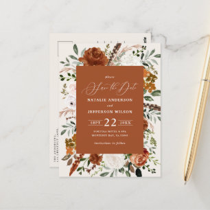 natuurlijke botanische rustige , elegante moderne  briefkaart