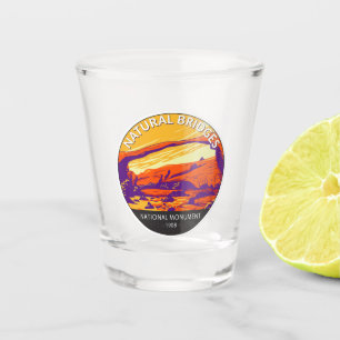 Natuurlijke bruggen Nationale Monument Utah Cirkel Shot Glas
