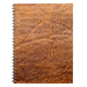 Natuurlijke bruine ledertextuur, leder, ski notitieboek