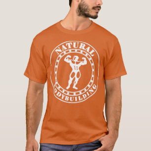 Natuurlijke buikbouw fitness Gym T-shirt