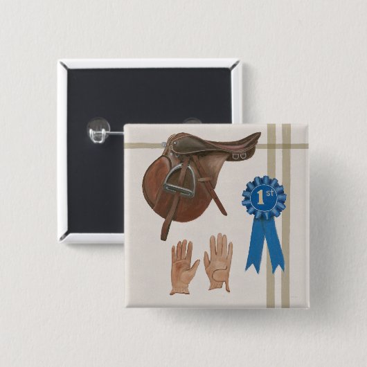 Natuurlijke Charm VI Vierkante Button 5,1 Cm (Voorkant /achterkant)