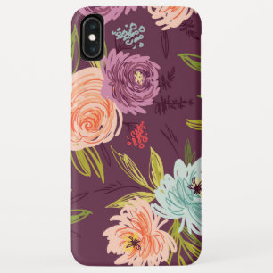 Natuurlijke decoratieve Roos kunst iPhone XS Max Hoesje