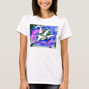 Natuurlijke diamantijs en sneeuw t-shirt