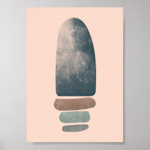 Natuurlijke Eenvoudige Boho Tekeningen Boho Chique Poster