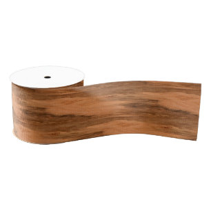 Natuurlijke Eucalyptus Hood Graan Kijk uit Grosgrain Lint