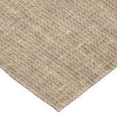 natuurlijke faux brown burlap tafelkleed (Gekanteld)