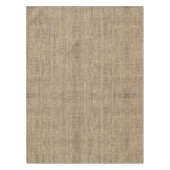 natuurlijke faux brown burlap tafelkleed (Voorkant)