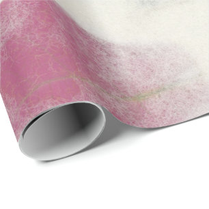 Natuurlijke Floral Grungy Shabby Earth Rozen Mulbe Cadeaupapier