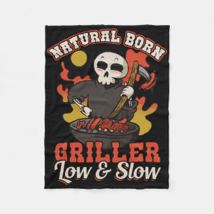 Natuurlijke geboren griller lage en langzame BBQ Fleece Deken