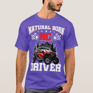 Natuurlijke Geboren RC Driver Racer Afstandsbedien T-shirt