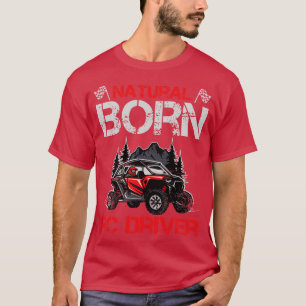 Natuurlijke Geboren RC Driver Racer Afstandsbedien T-shirt