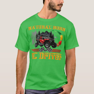 Natuurlijke Geboren RC Driver Racer Afstandsbedien T-shirt