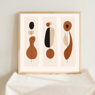 Natuurlijke Geometrie – Vrouwelijke Minimalistisch Poster