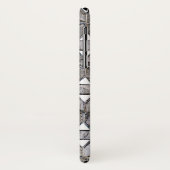 Natuurlijke Grijze Steen Mozaïek patroon bloem van Case-Mate iPhone Case (Achterkant/links)