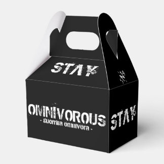 Natuurlijke het verblijf, blijft allesetend! bedankdoosjes