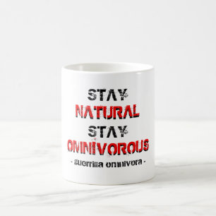 Natuurlijke het verblijf, blijft allesetend! koffiemok