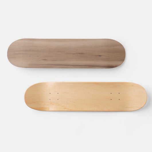 Natuurlijke houtextuur skateboard (Horizontaal)