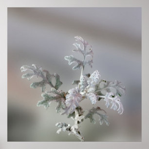 Natuurlijke kerstdecoraties poster