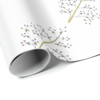 Natuurlijke kerstmis - Red Berry Wrapping Paper Cadeaupapier